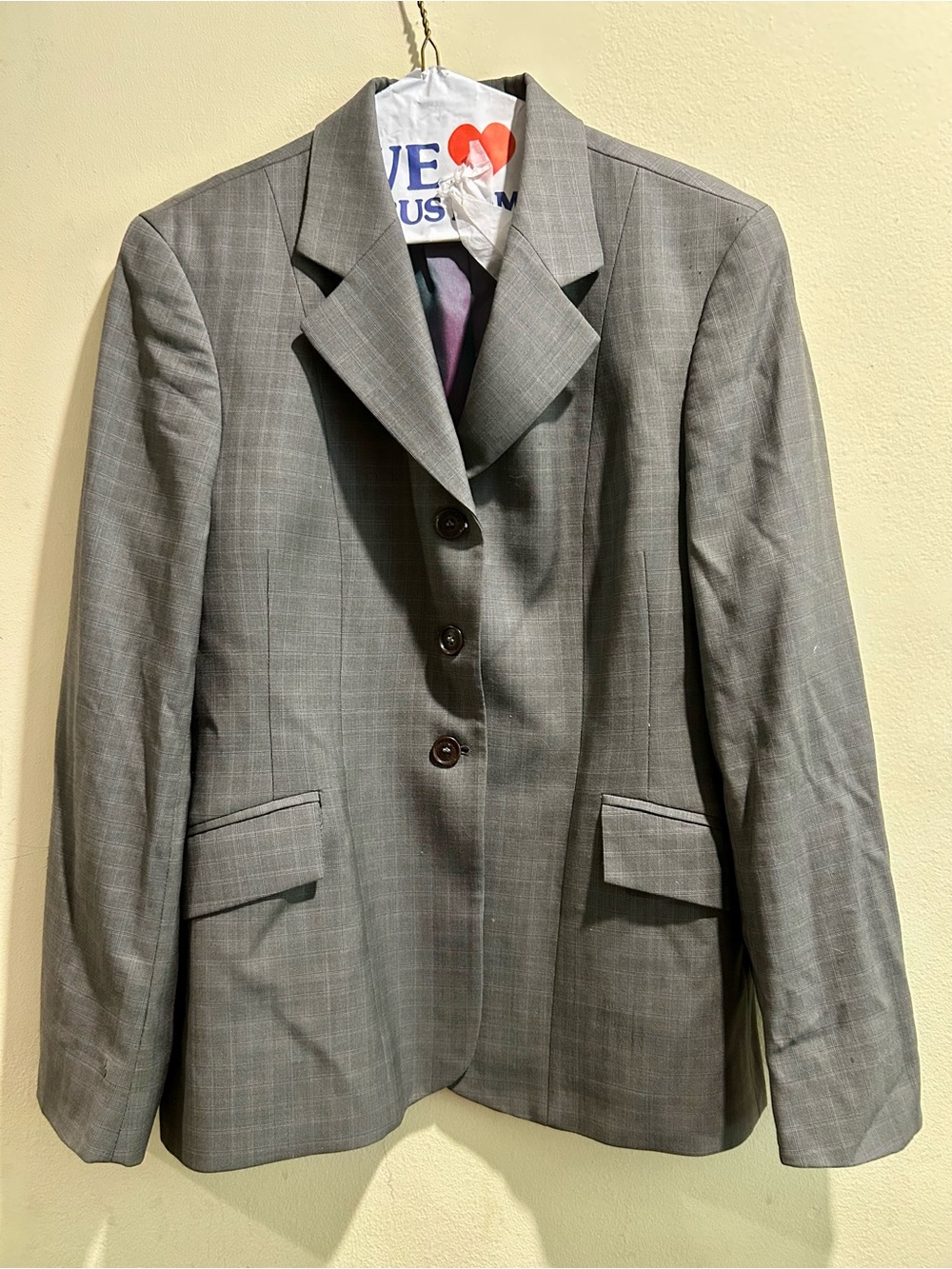 RJ Classics Platinum Super 120s Fine Worsted Wool Riding Jacket – Size 8 S